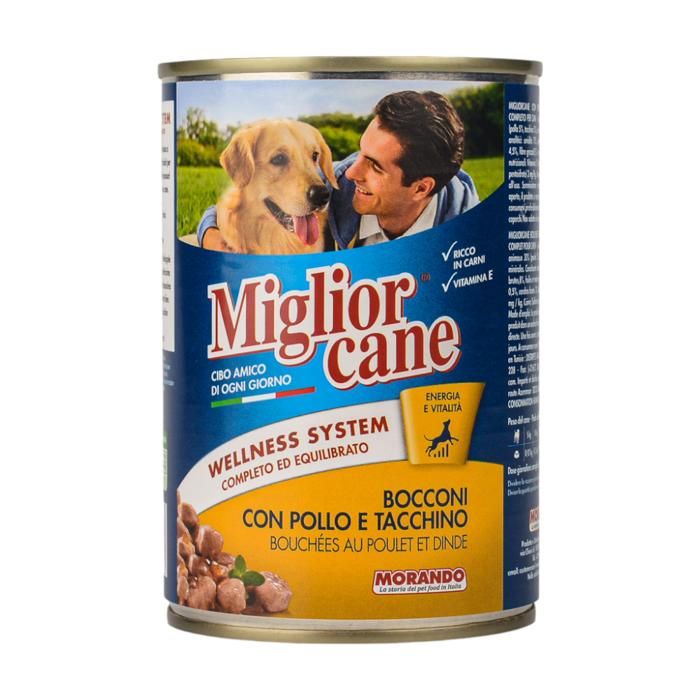 CHIEN POULET/DINDE 405G 1105 MORANDO