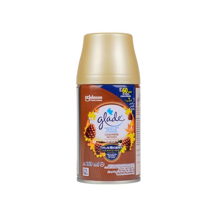 RECHARGE GLADE AUTOMATIC SPRAY CASHMER WOODS 269ML