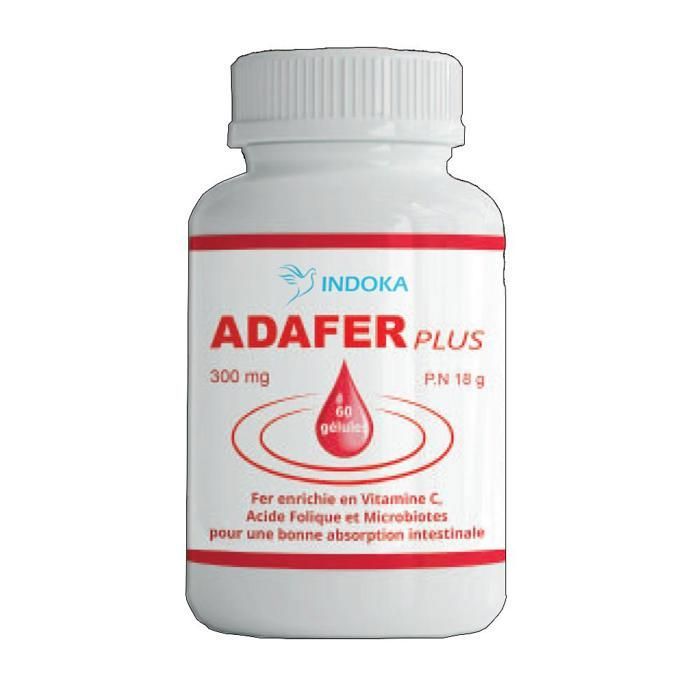 ADAFER PLUS 60 Gélules 300 mg