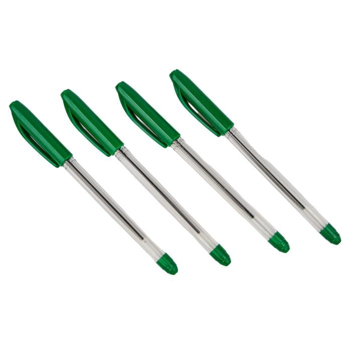 BLISTER DE 4STYLOS À BILLE CRISTAL SKY COULEUR VE