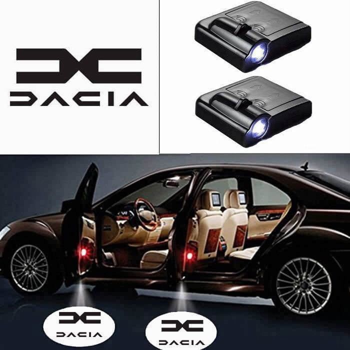 2 x Projecteurs Logo - DACIA (Nouveau Logo)