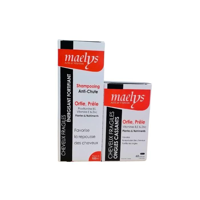 Maelys Ortie Prêle Boîte 60 Gélules + Shampoing 100ml