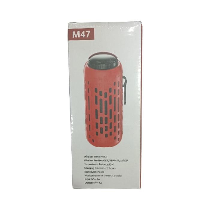 ENCEINTE BLUETOOTH ET CASQUE BLUETOOTH DAMIX, M47, VERSION SANS FIL V5.3, MULTICOLORES.