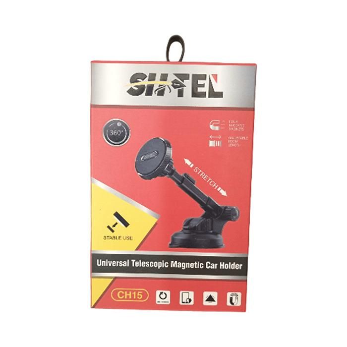 SUPPORT MAGNÉTIQUE TÉLESCOPIQUE UNIVERSEL POUR VOITURE SH TEL, CH15.