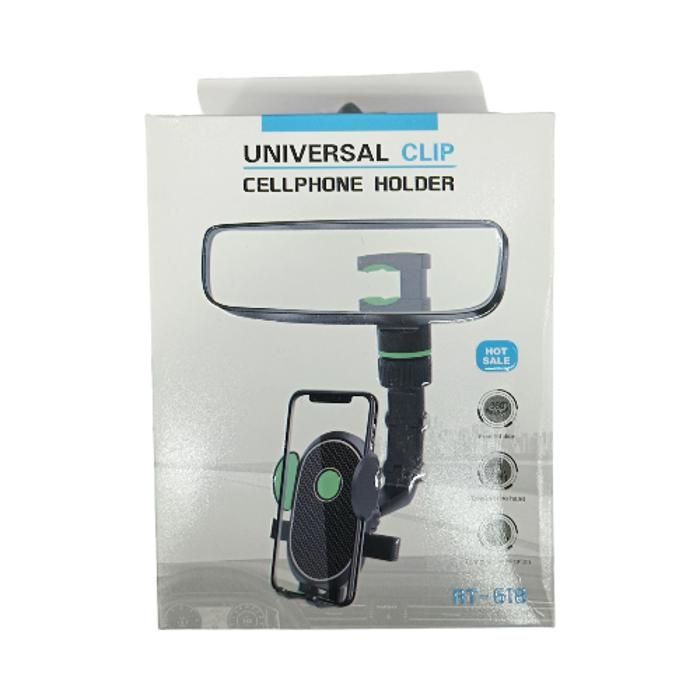 SUPPORT UNIVERSEL POUR TÉLÉPHONE PORTABLE AVEC PINCE, RT-618, ROTATION LIBRE À 360 .