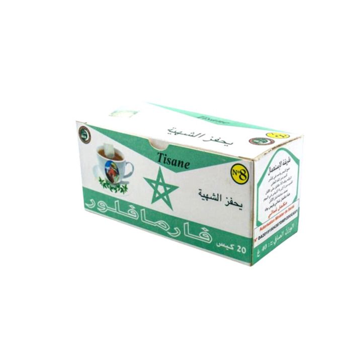 Pharmaflor Tisane N°8 Pour l'appetit 20 sachet