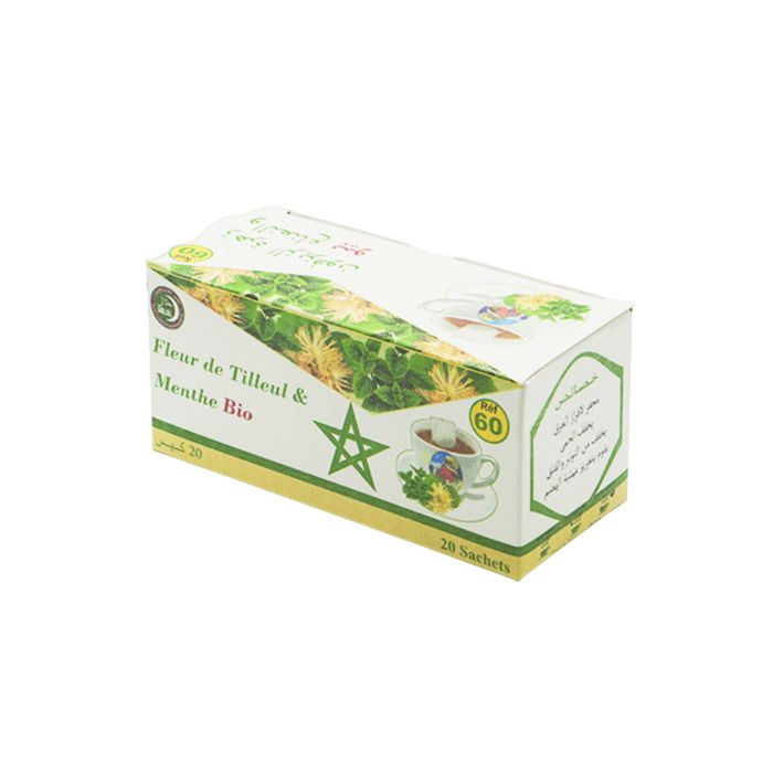 Pharmaflor Tisane N°60 fleur de tilleul & menthe 20 sachet
