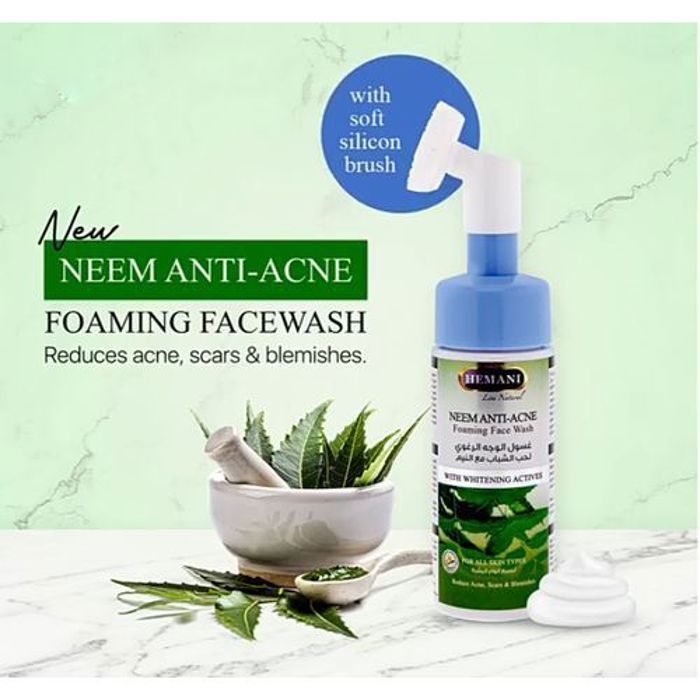 Hemani Nettoyant Moussant Anti-Acné au Neem