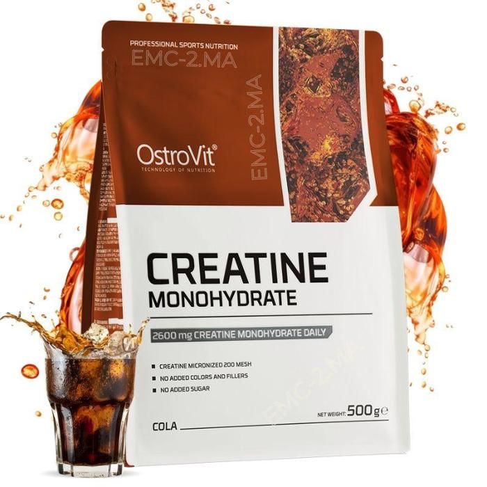 Creatine Monohydrate Micronized 500 g Cola - Force & Masse Musculaire
