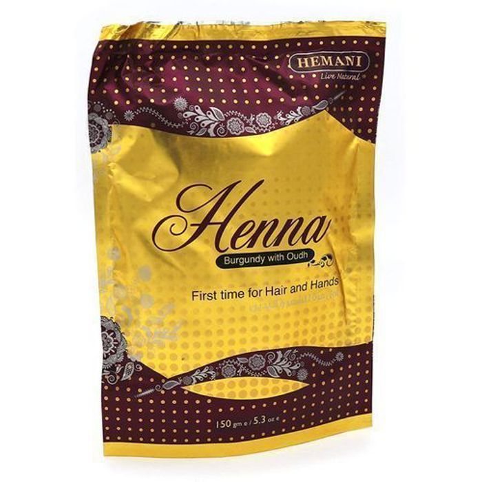 Hemani Henna Burgundy With Oudh 5.3 OZ (150 Grams)