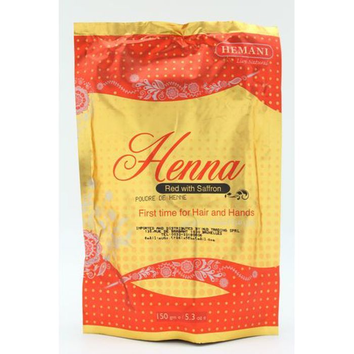 Hemani HENNA AU SAFFRON COULEUR MARRON ROSE