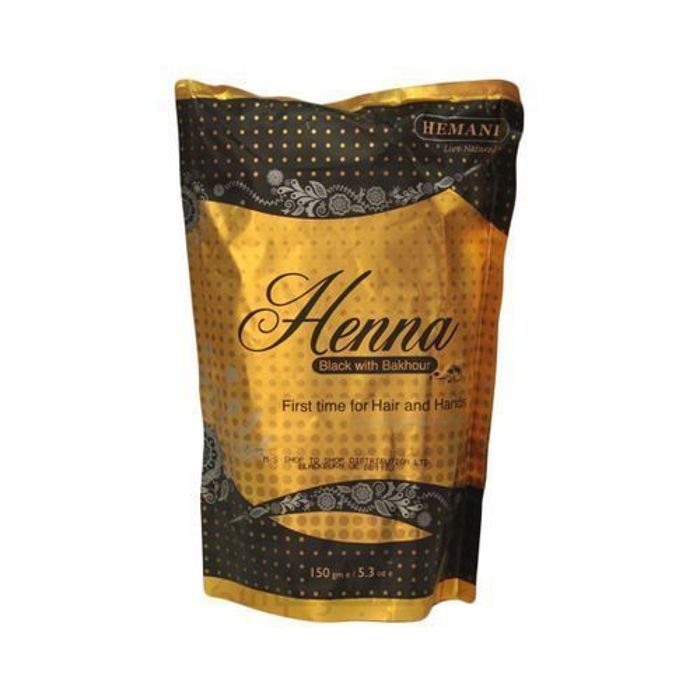 Hemani Henna noir avec bokhor pour les cheveux et les mains
