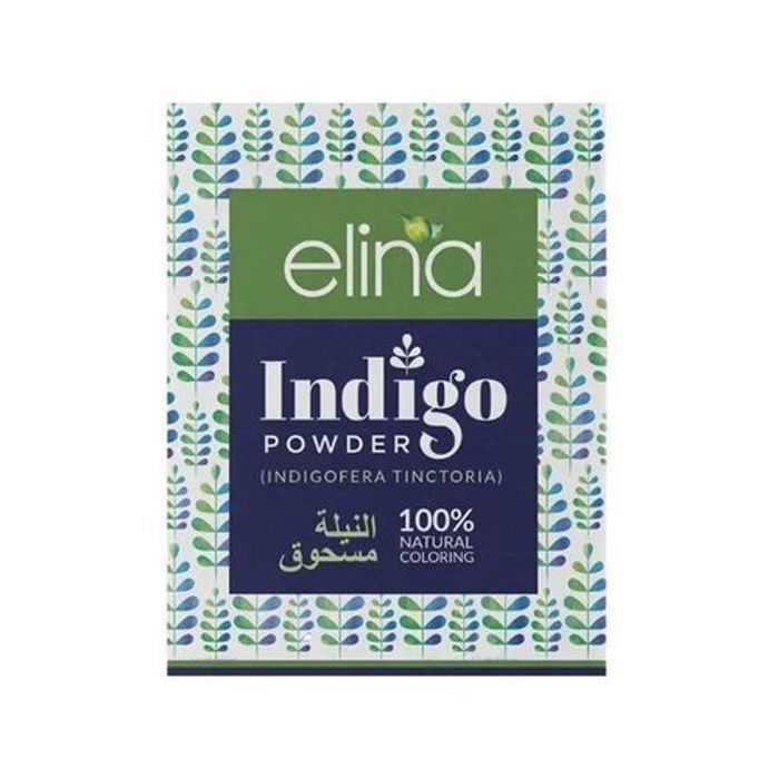 Elina Poudre Indigo (Indigofera Tinctoriar) //coloration de cheveux & barbe 100% naturel