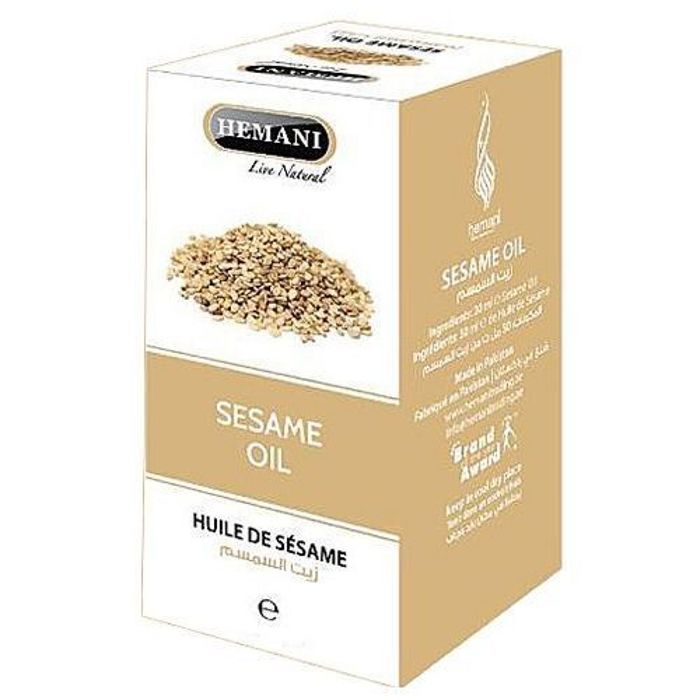 Hemani Huile de Sésame bio et naturel 30 ml