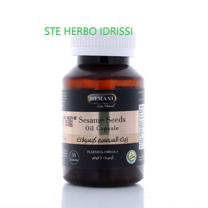 Hemani SESAME OIL , OMEGA 3 Immunité , 50 Gélule