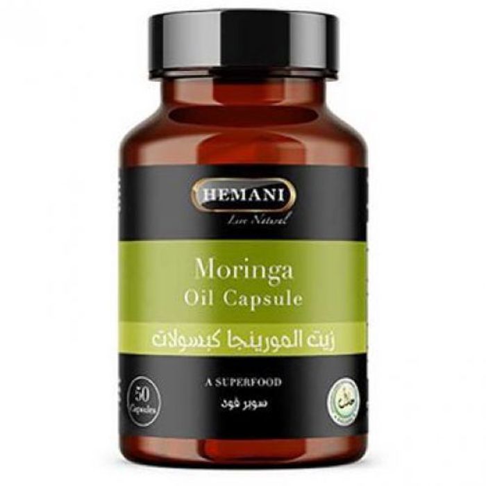 Hemani Moringa Capsule d'huile végétale 50 Caps,