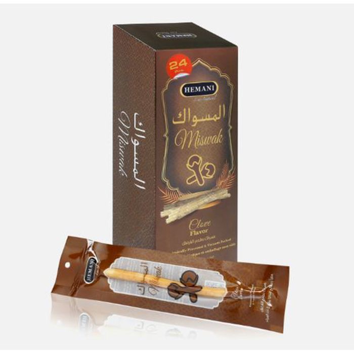 Hemani Miswak à la Clous de Girofle Boite de 24 pieces