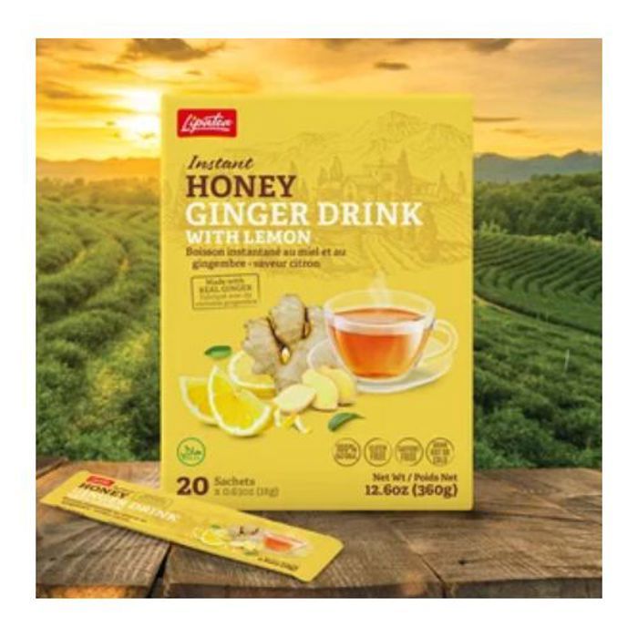 Lipatea Boisson Instantanée ( Gingembre-miel-Citron) 20 Sachets Soluble