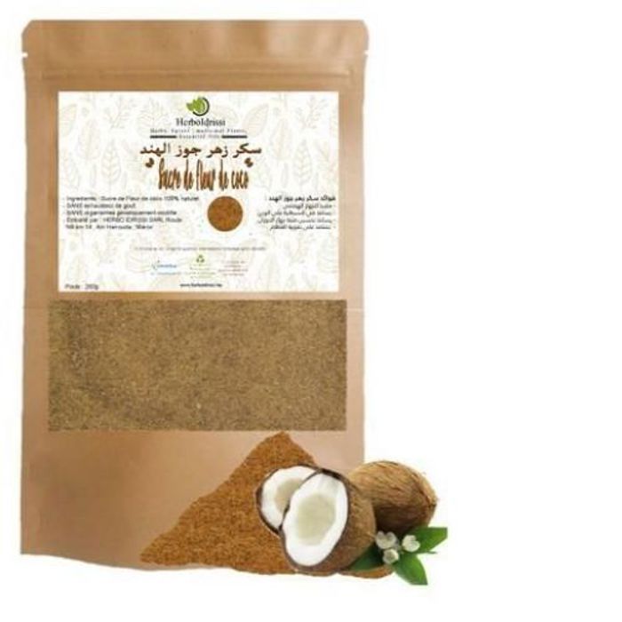 HERBO IDRISSI Sucre de Fleur Coco Complet Non Raffiné Bio 200g