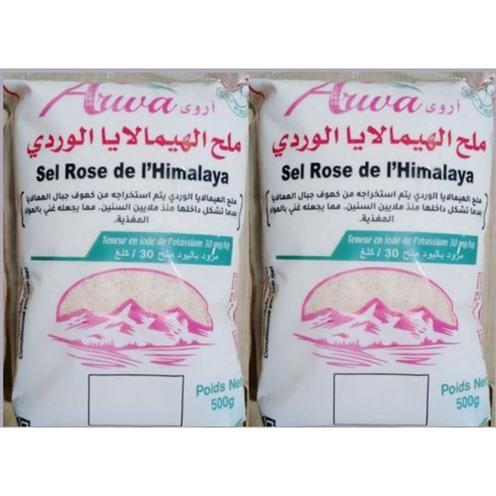 1kilo : 2x500g Sel Rose fin Himalaya