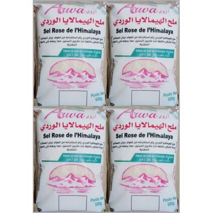 4x500g Sel Rose fin Himalaya
