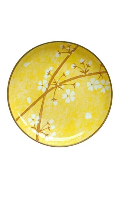ASSIETTE PLATE EN PORCELAINE 20CM AVEC DESIGN SAK