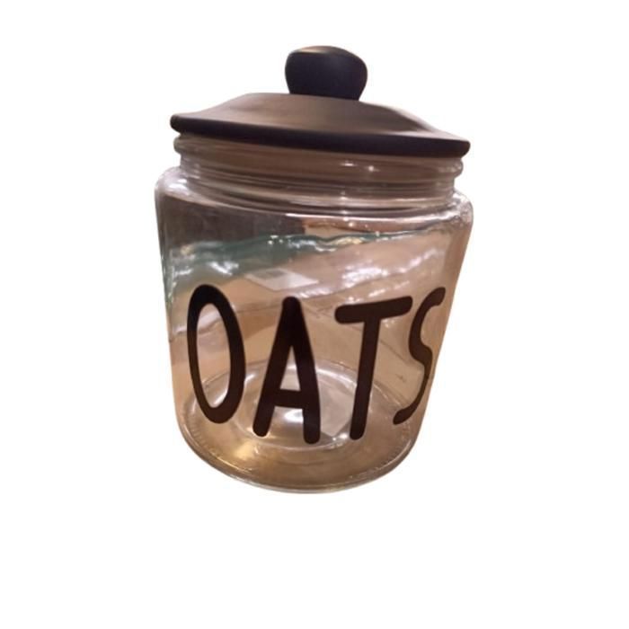 BOCAL DE RANGEMENT EN VERRE 900 ML AVEC COUVERCLE