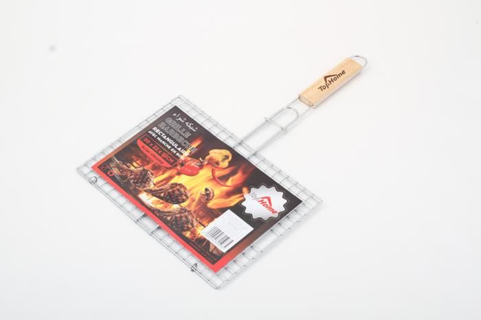 BARBECUE GRILL BARBECUE GRILL 22X32CM POIGN BOIS