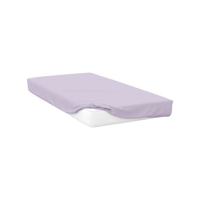 Drap Housse - DWIRTY - Violet - Antiallergique - 60x120 cm - Lavable en machine
