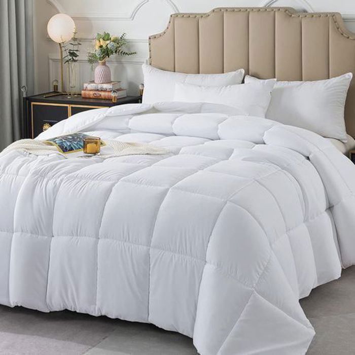 Couette - DWIRTY - Microgel Antiallergique - 240x260 cm - 2 Places - Chaude