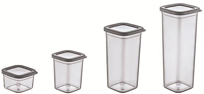 SET 4 BOITES RANGEMENT HOBBY LIFE WHITE