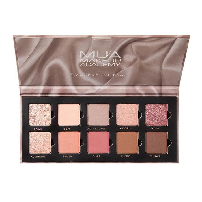 PALETTE DE FARDS À PAUPIÈRES MUA 10 SHADE - NUS DE SOIE