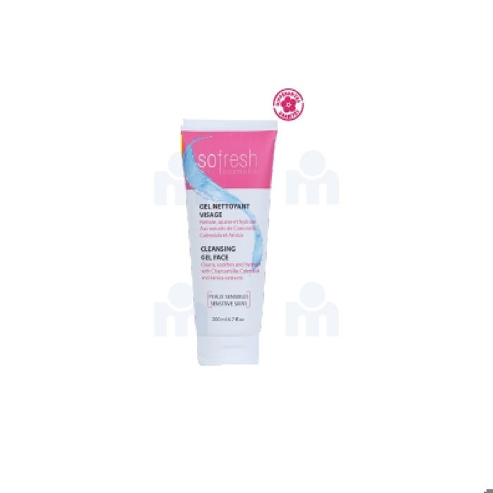 Gel Nettoyant Visage - SoFresh - 200 ml - Hypoallergénique - Peaux Sensibles