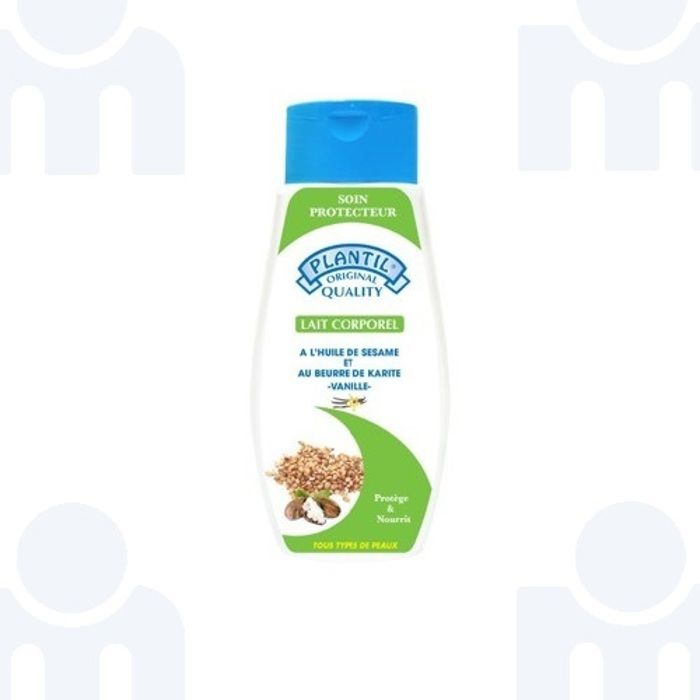Lait corporel à l'huile de sésame et beurre de Karité 250ml - PLANTIL