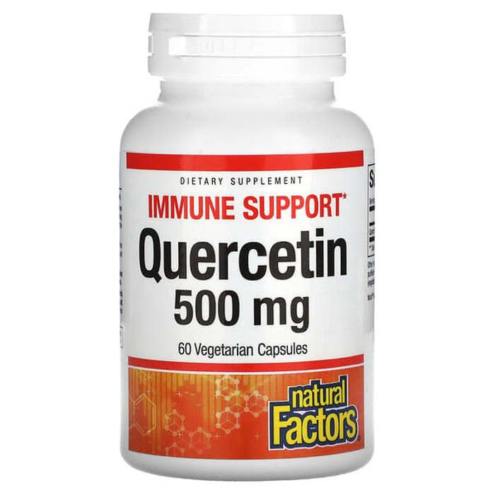 Natural Factors - Quercetin, 500 mg, 60 Vegetarian Capsules