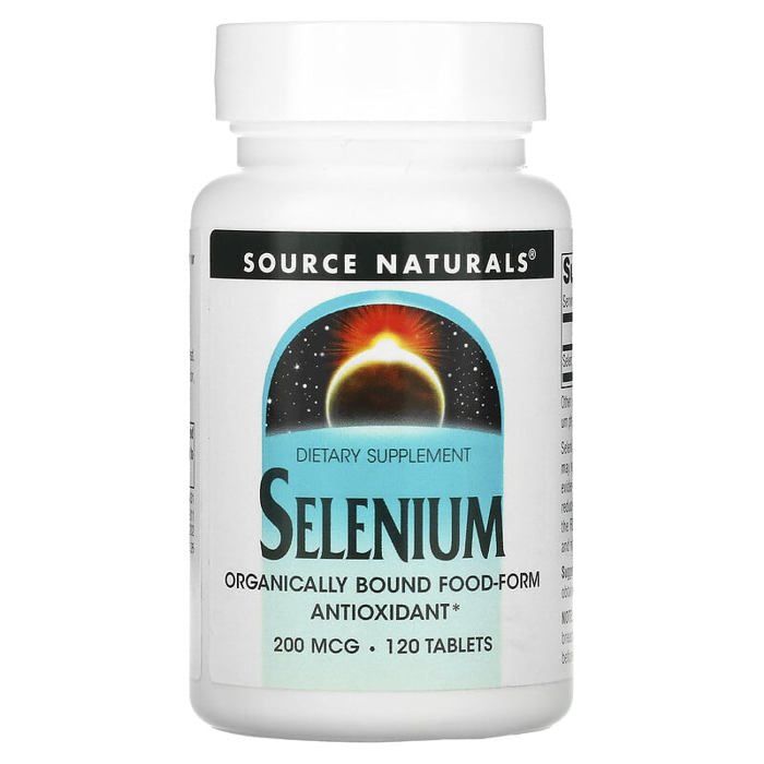Source Naturals - Selenium, 200 mcg, 120 Tablets
