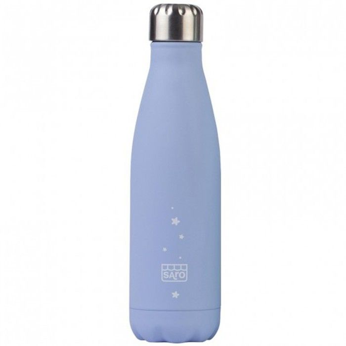 Flacon thermique - SARO - 500 ml - Bleu - Isolation thermique efficace - Pour bébé