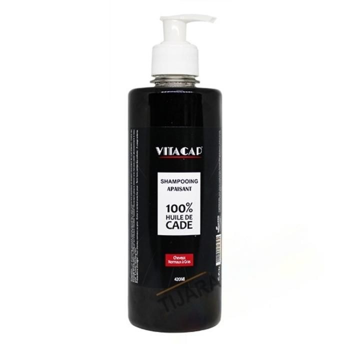 VITACAP SHAMPOOING APAISANT 100% HUILE DE CADE 420ml
