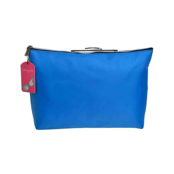 Trousse de toilette - GLAMOUR - H6308 - Bleu - Souple - Zippée