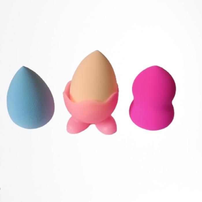 Beauty blender 3Pcs Éponges make up pour application fond de teint