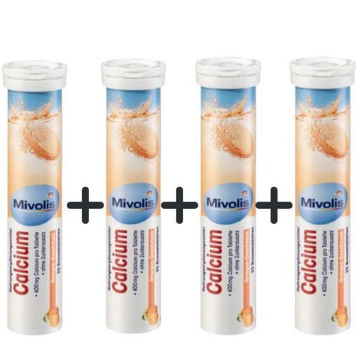 Calcium 4 g de dm 20 tablettes gout orange