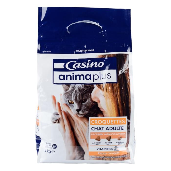 CROQ CHAT BF/VOL/POISS 4KG COA ANIMAPLUS
