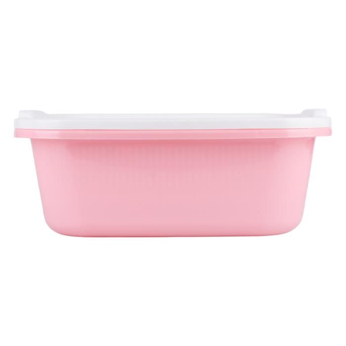 PASSOIRE CARRÉE AVEC BASSINE