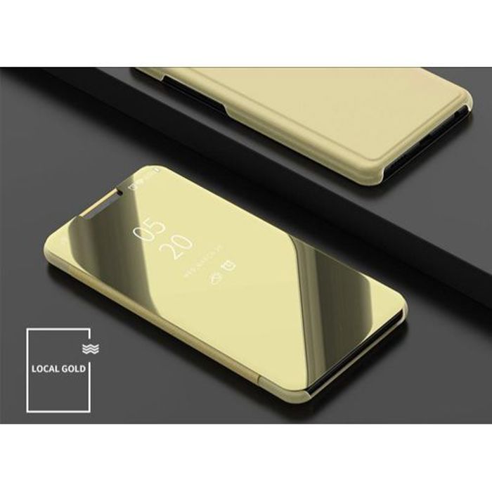 Pochette - GÉNÉRIQUE - Pour Oppo F11 - Couleur Or - Finition Brillante - Protection Complète