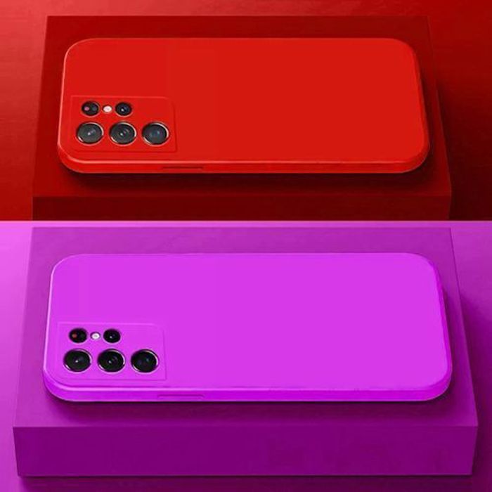 Pochette - GÉNÉRIQUE - Samsung S22 Ultra - Rouge - Mauve - Protection complète