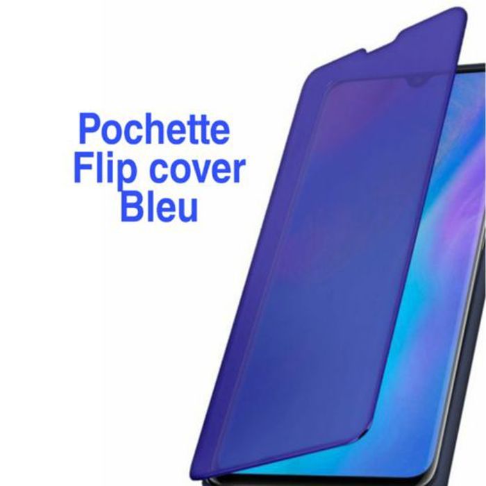 Pack - Incassable Samsung M31 Couleur Noir - Coque Miroir Pour Samsung M31 Bleu