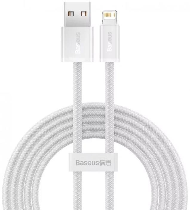 Câble USB - Baseus - Dynamic Series - Charge rapide 2.4A - 1M - Blanc