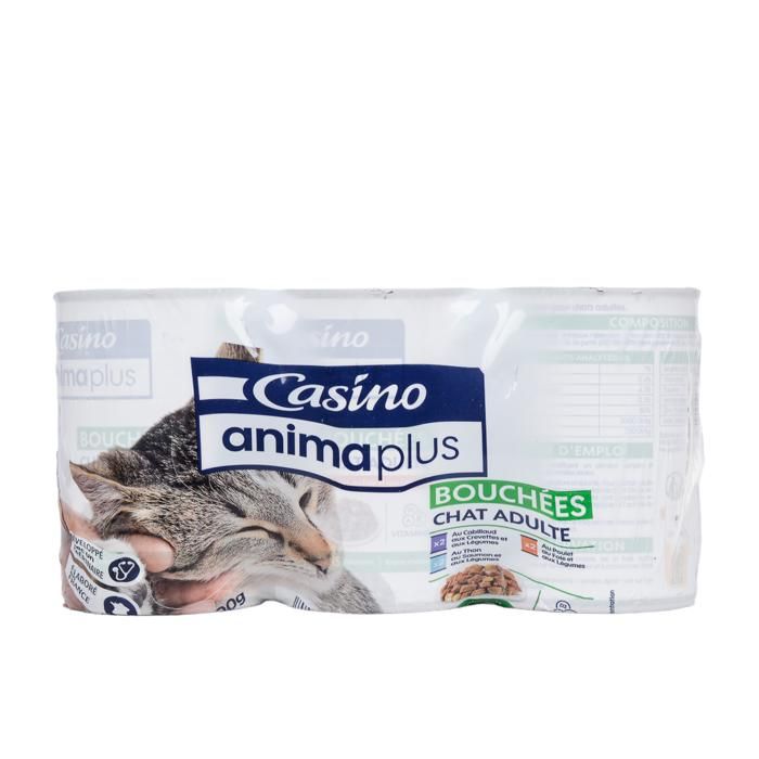 LOT BOUCH.CHAT MIXT 6X400G COA ANIMAPLUS