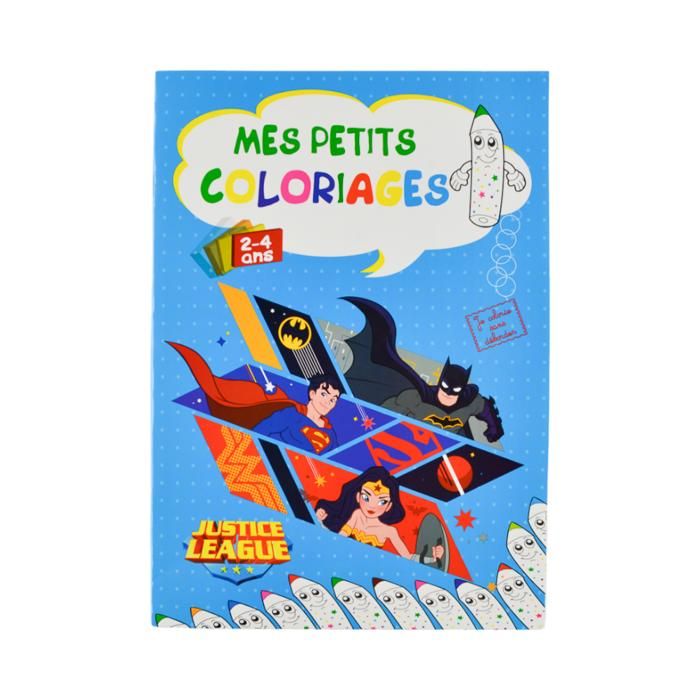 MES PETITS COLORIAGE JUSTICE LEAGUE 2-4ANS