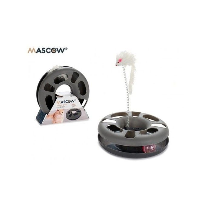 ROUE SOURIS VERTICALE GRISE POUR CHAT